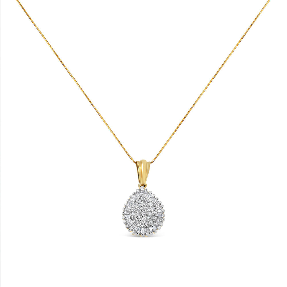 Pendant Only 10K Yellow Gold 1/8th outlet Carat Diamond Pendant