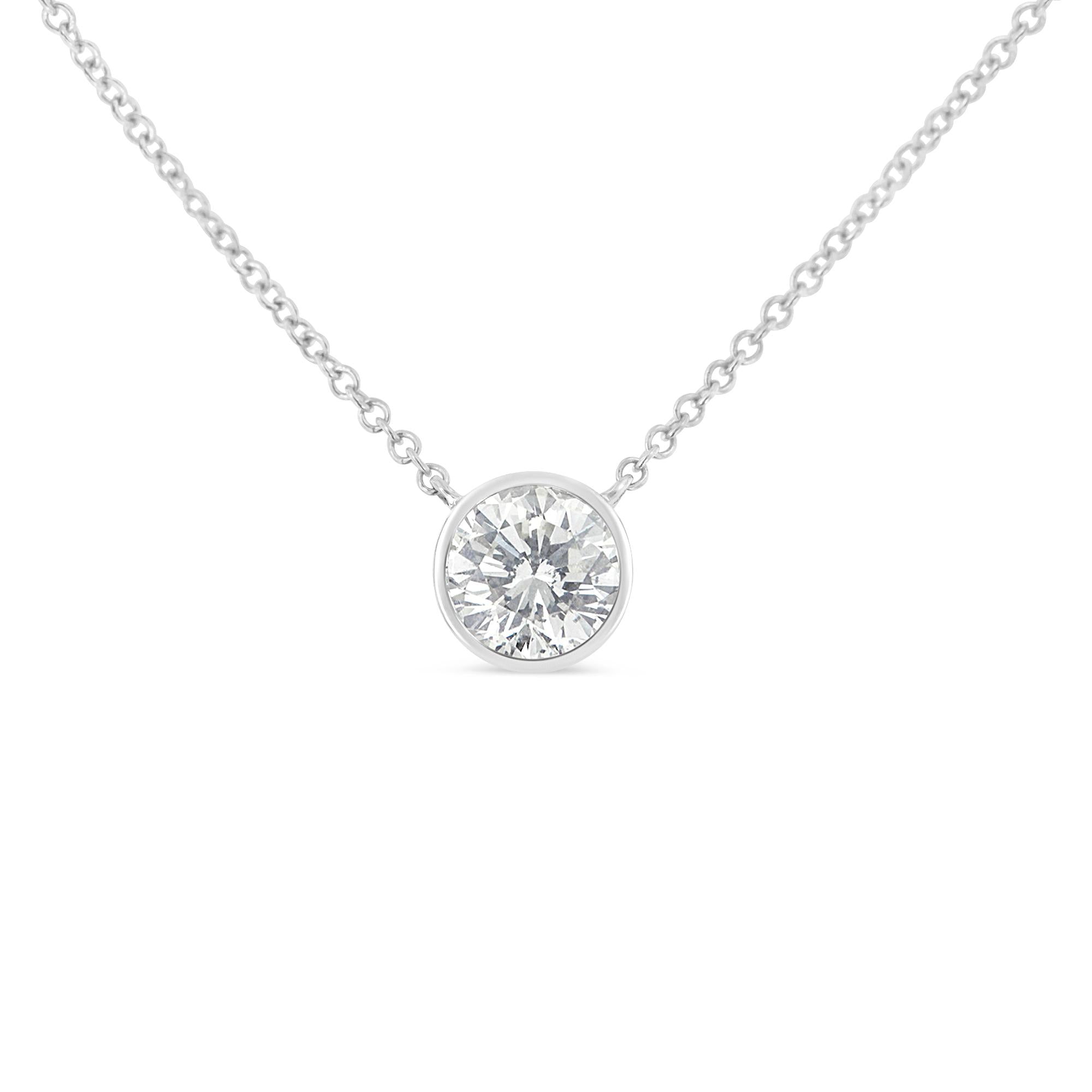 10 Carat Natural Diamond in 18K YG Classic Tennis Necklace 18