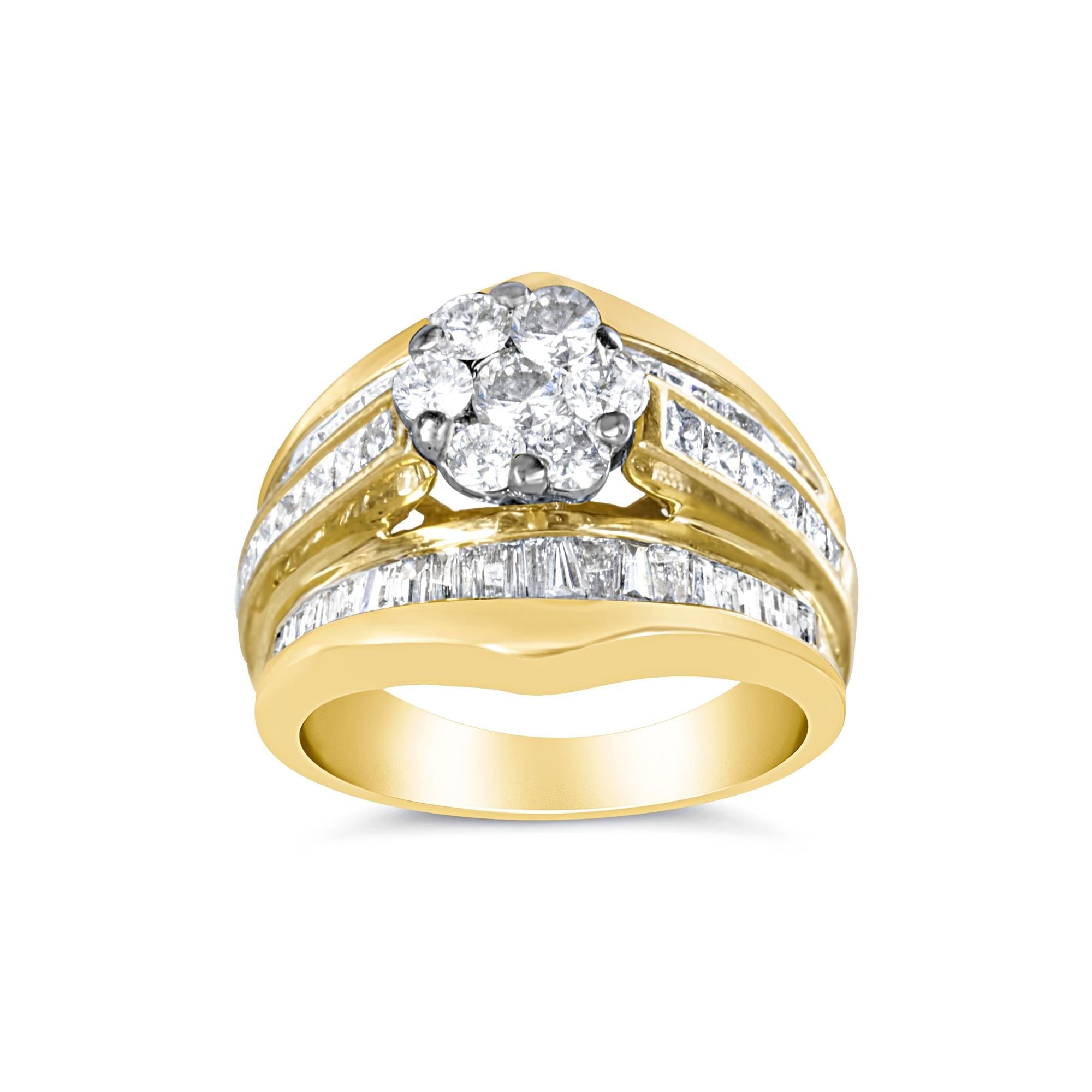 (658) outlets 16.2 Cttw Diamond 14k Gold Ring